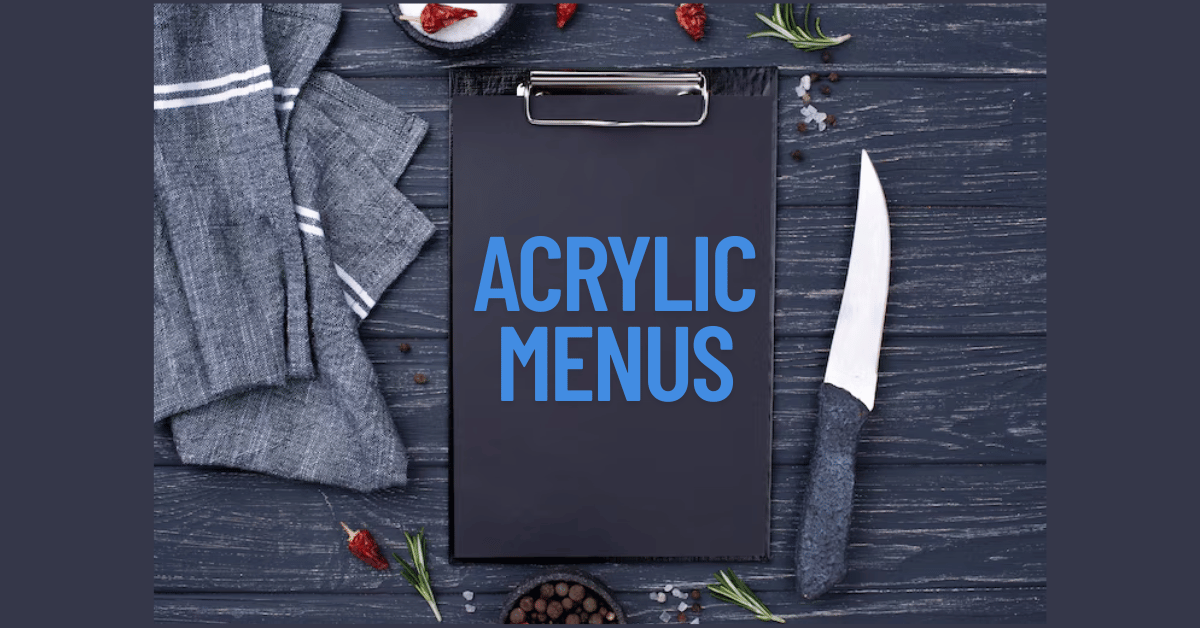 Acrylic Menus